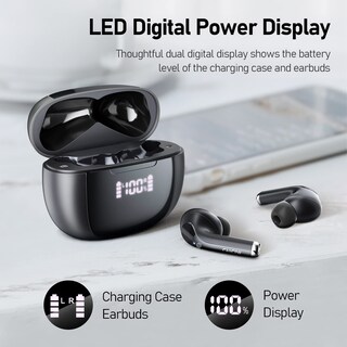 Foto 2 | Auriculares Inalámbricos True Calcini Bluetooth 5.3 con Micrófono Ipx5 Wate - Venta Internacional
