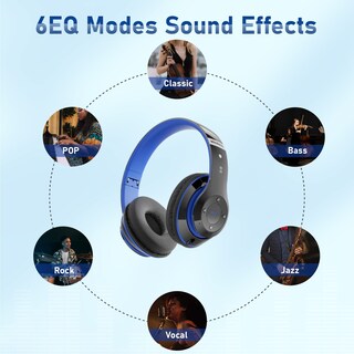 Foto 6 | Auriculares Bluetooth Falebare 6s 40 Horas de Reproducción Negro - Venta Internacional