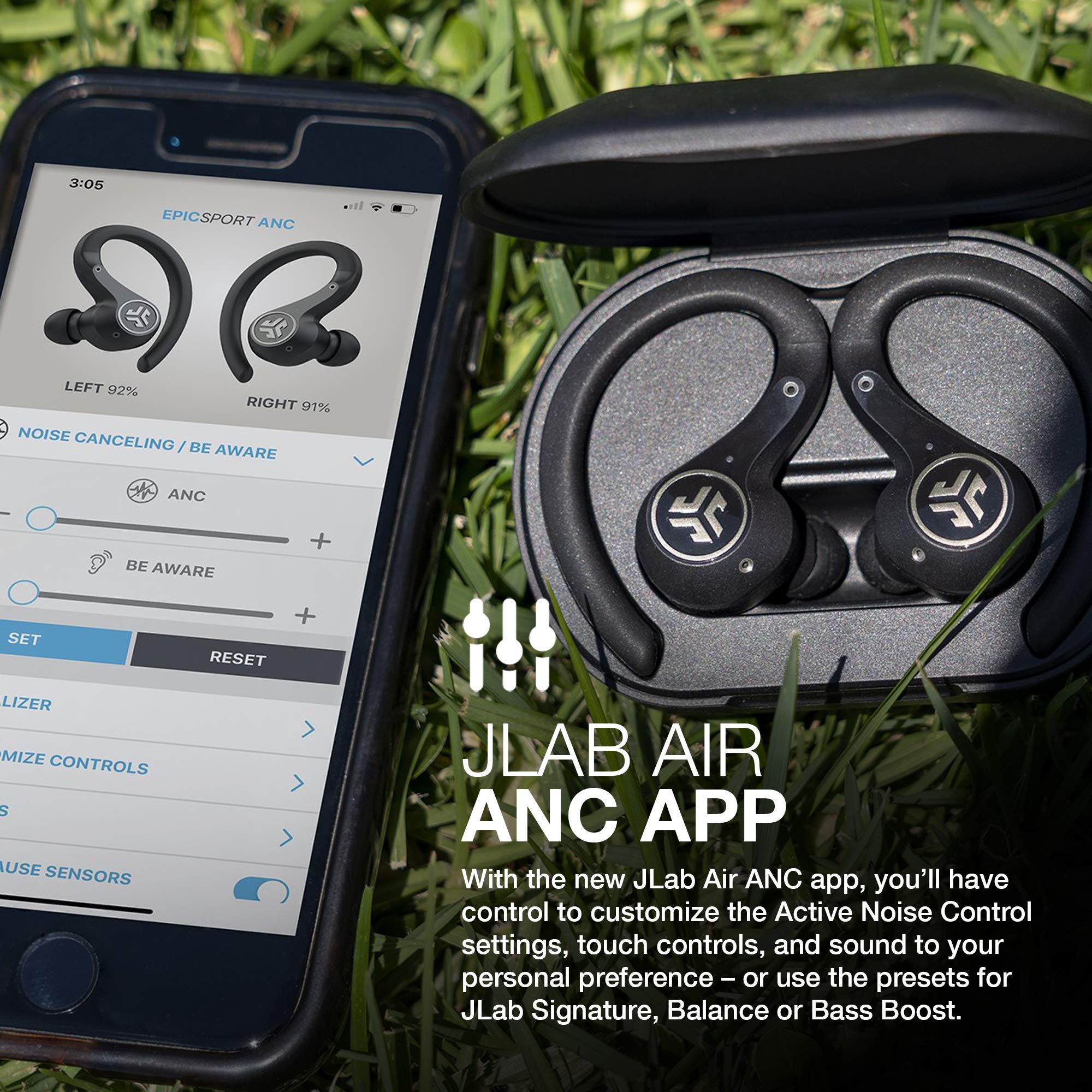 Foto 7 pulgar | Auriculares Jlab Epic Air Sport Bluetooth 5 - Venta Internacional