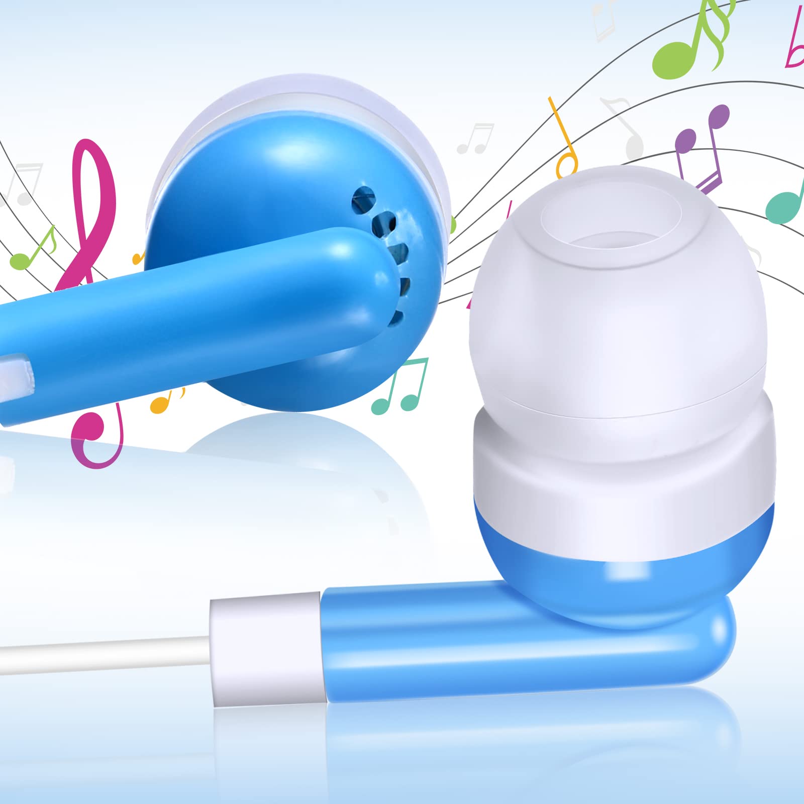 Foto 5 pulgar | Auriculares Earbuds Lefvnpets 6 Colores 60 Piezas para Niños - Venta Internacional