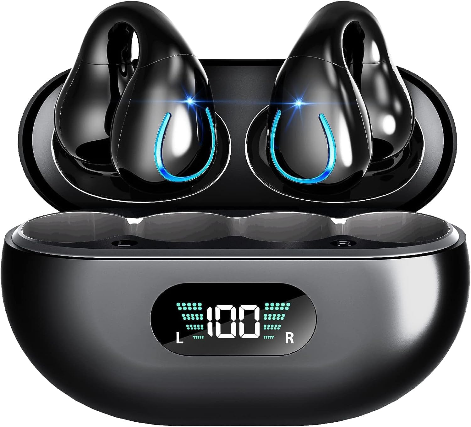 Foto 2 pulgar | Auriculares Inalámbricos Euqq Bluetooth Ear Clip 30h Playtime - Venta Internacional
