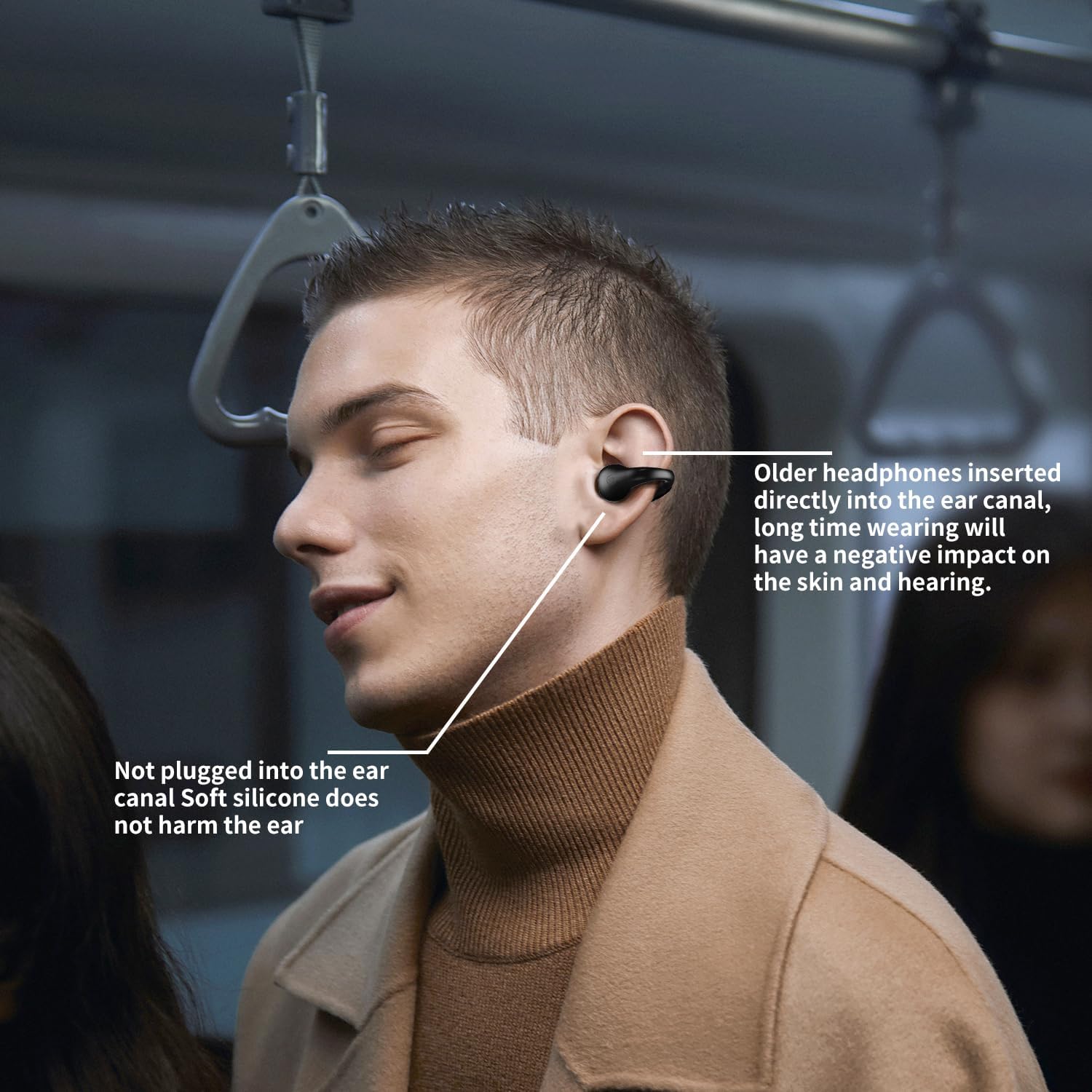 Foto 3 pulgar | Auriculares Inalámbricos Euqq Bluetooth Ear Clip 30h Playtime - Venta Internacional