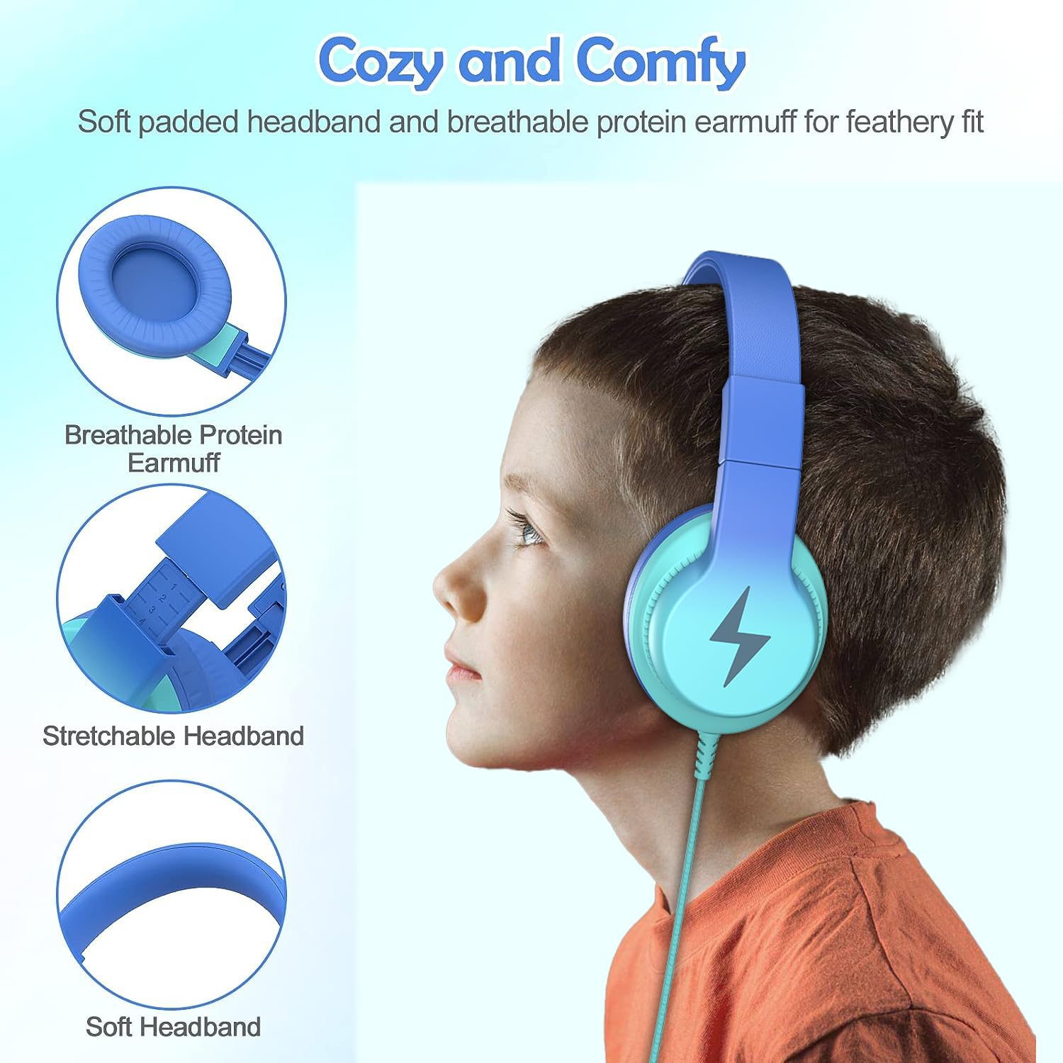 Foto 4 pulgar | Auriculares Candy Bila Kids Over Ear con Micrófono - Venta Internacional