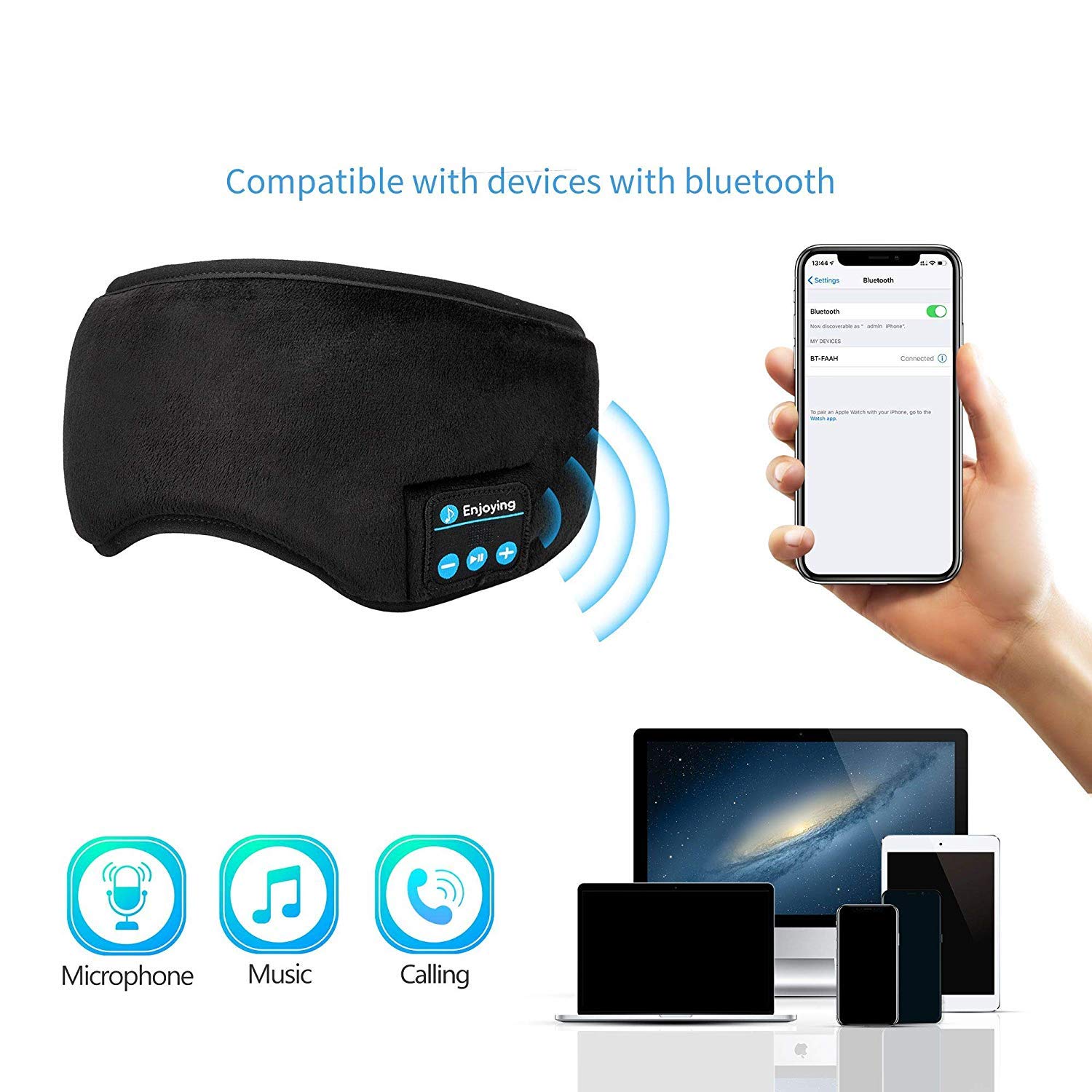 Foto 5 pulgar | Auriculares para Dormir Joseche con Cancelación de Ruido - Venta Internacional