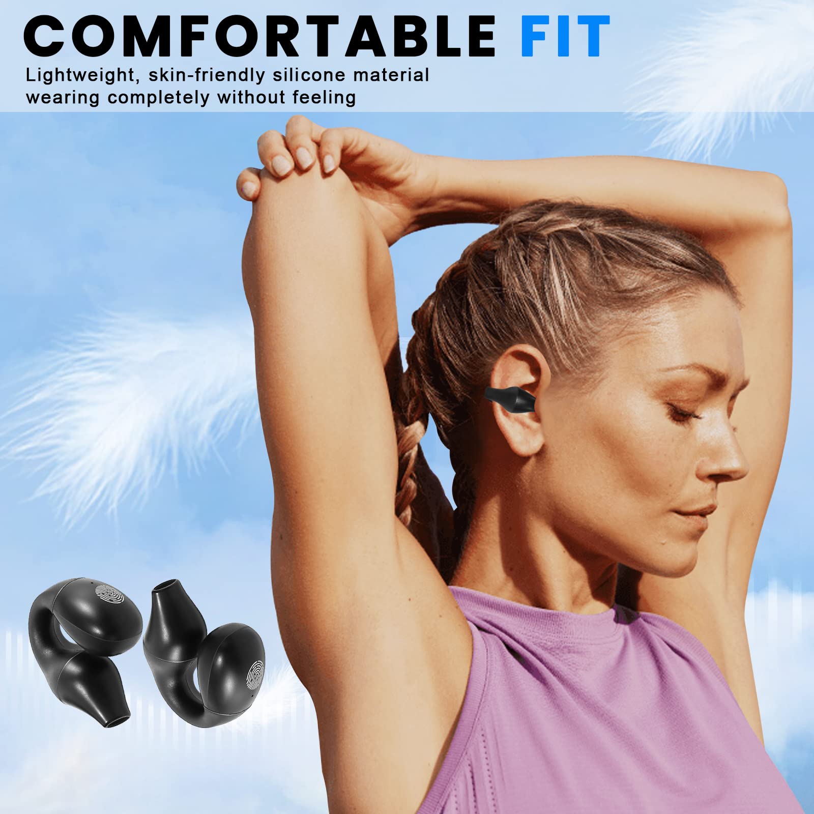 Foto 5 pulgar | Auriculares de Conducción Ósea Mudtun Bluetooth 5.2 - Venta Internacional