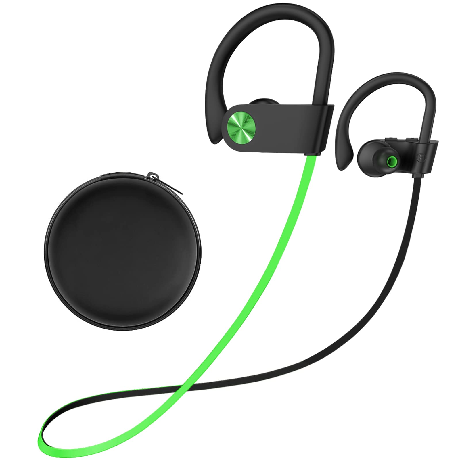 Auriculares Bluetooth Stive 5.3 Inalámbricos Deportivos Verde - Venta Internacional