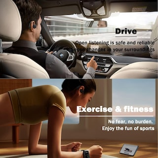 Foto 7 | Auriculares Abiertos Xmenha Air Bone Conduction Bluetooth 5.2 - Venta Internacional