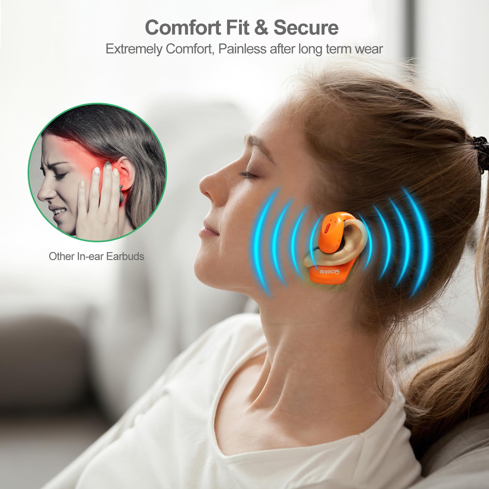 Foto 4 | Auriculares Qaekie Wireless 5.3 Bluetooth - Venta Internacional