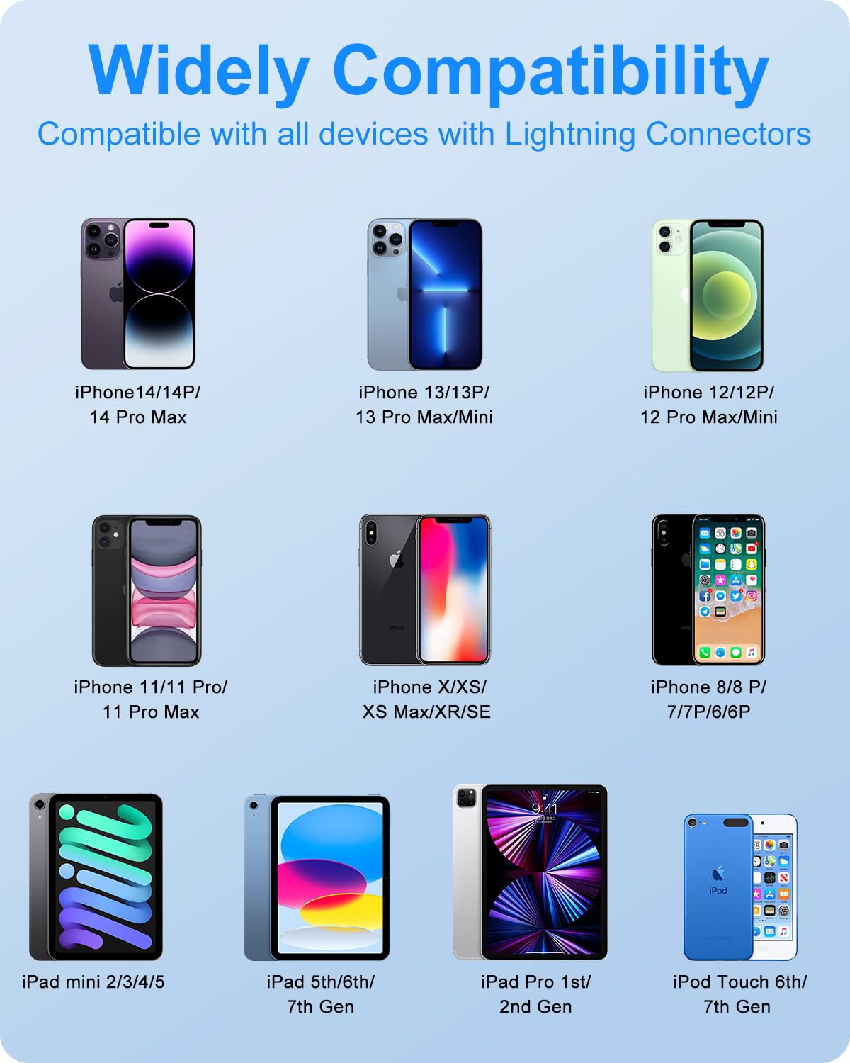 Foto 4 pulgar | Auriculares con Cable Oceovc-b-1 con Lightning para iPhone Blancos - Venta Internacional