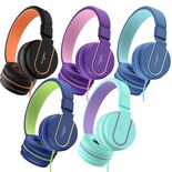 Auriculares Ailihen Kids con Micrófono Volumen de 93 db Paquete de 5 - Venta Internacional