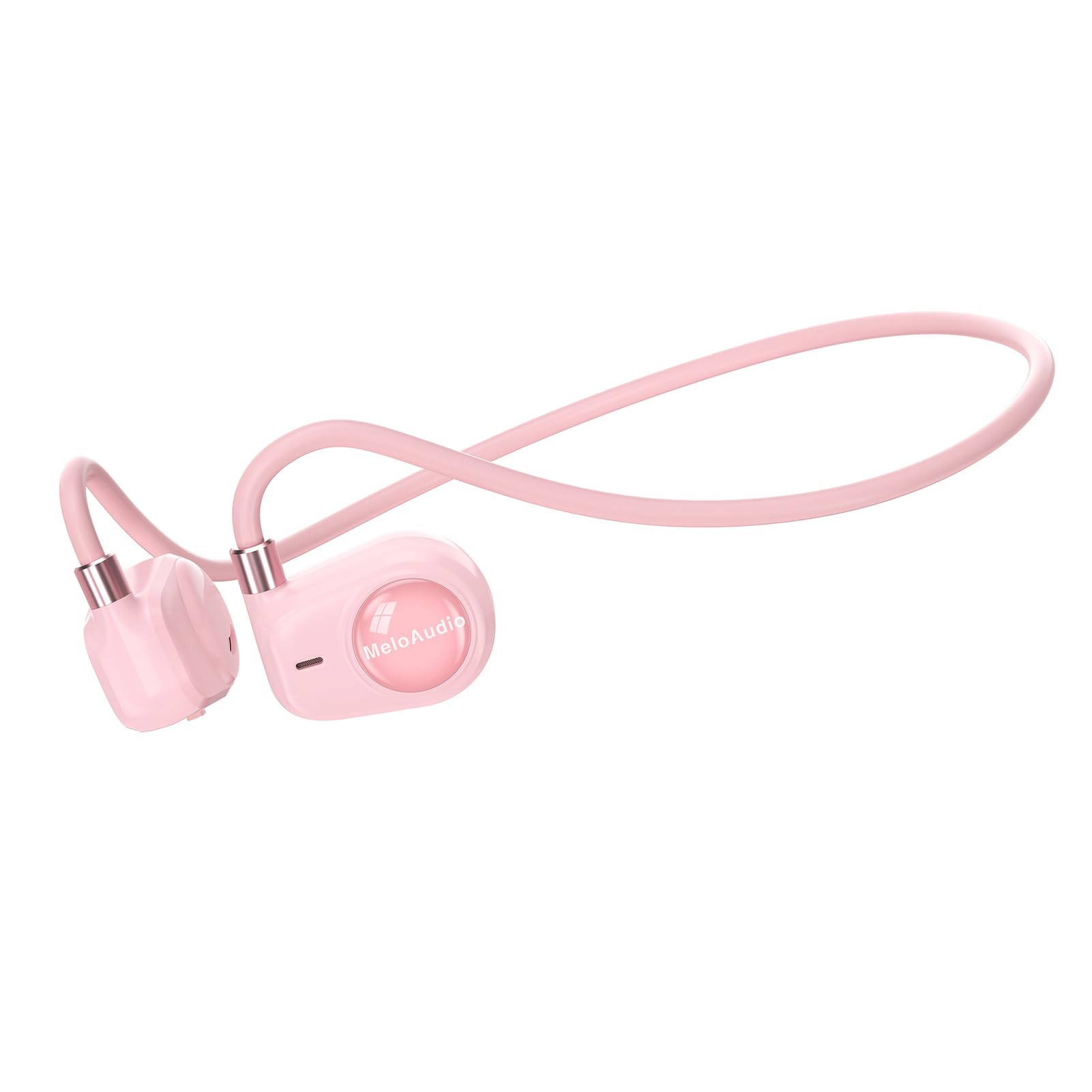 Foto 2 pulgar | Auriculares MeloAudio Open Ear con Micrófono Rosas para Niños - Venta Internacional