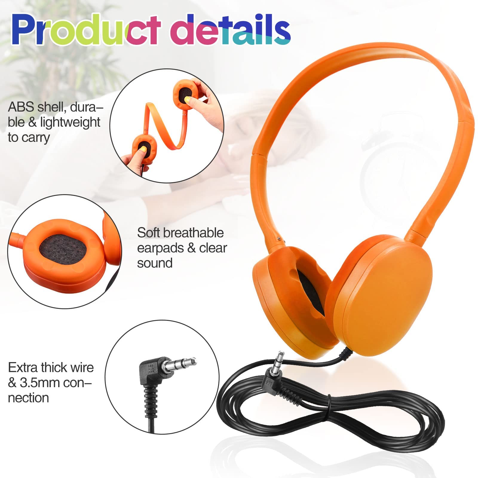 Foto 4 pulgar | Paquete De 18 Auriculares Bulk Classroom Konohan Para Niños Y Adultos - Venta Internacional.