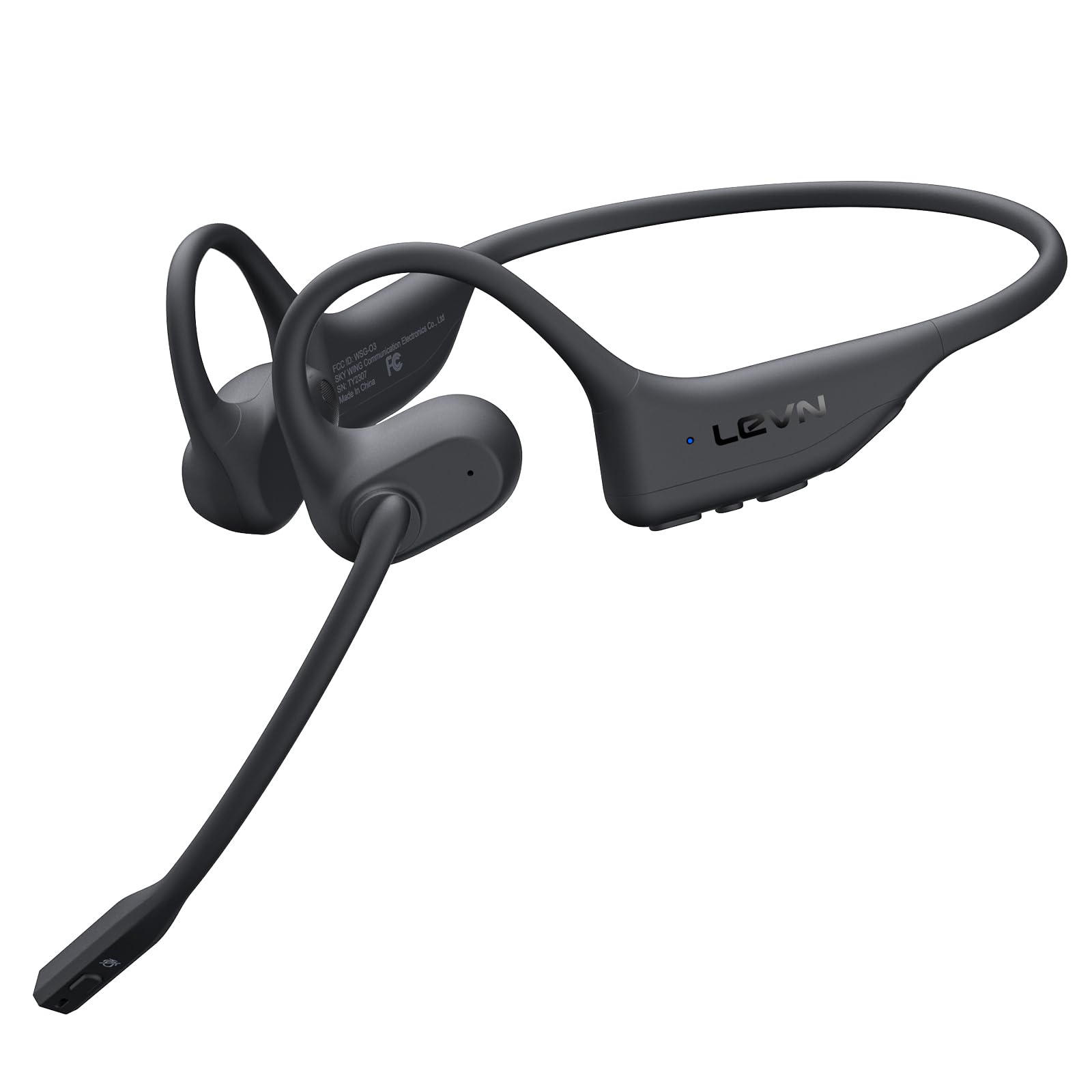 Auriculares Abiertos Levn con Micrófono Bluetooth 5.3 Resistentes Al Sudor - Venta Internacional