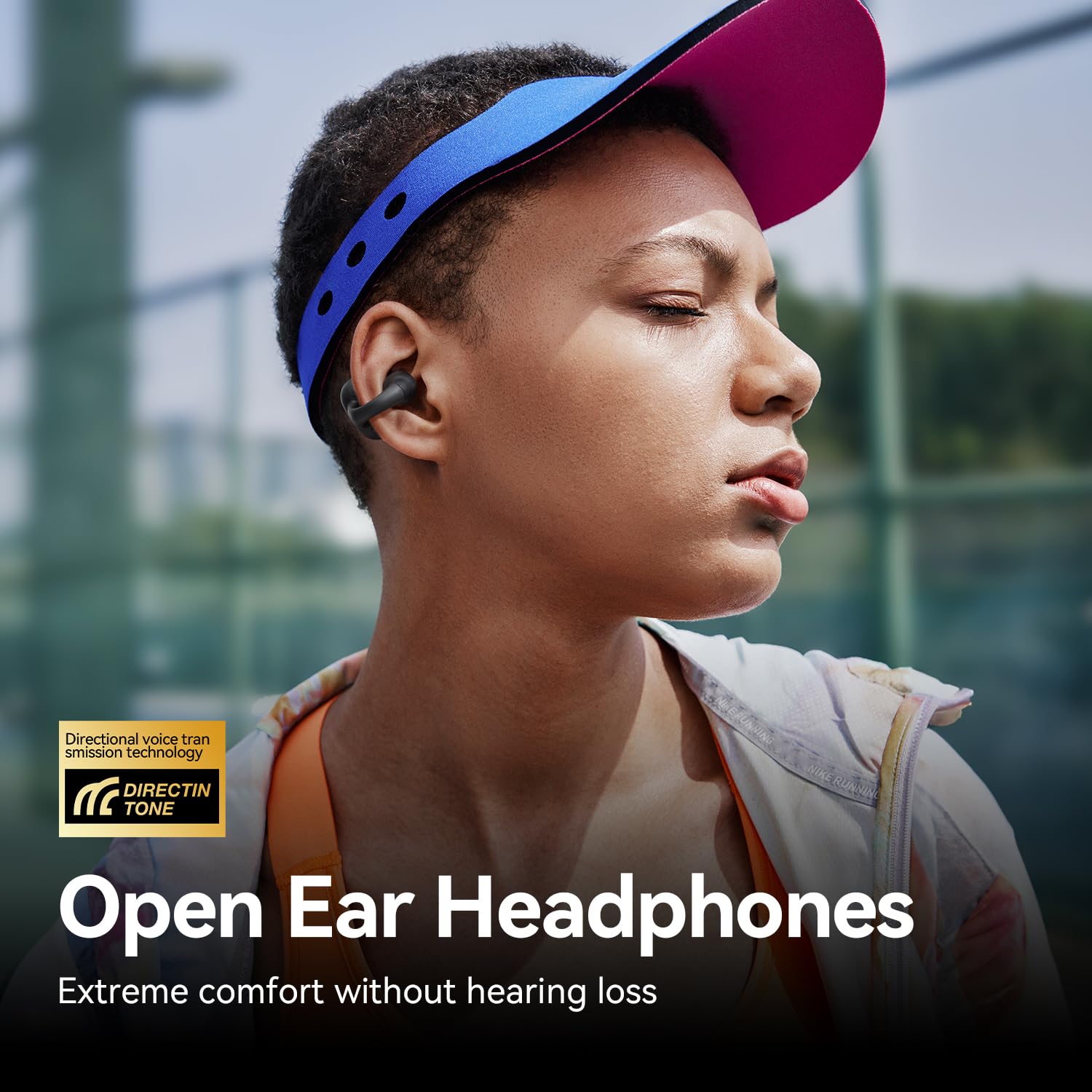 Foto 2 | Auriculares Inalámbricos Sanag Open Ear Bluetooth 5.3 con Micrófono Negro - Venta Internacional