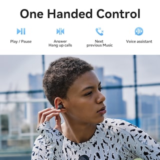 Foto 4 | Auriculares Inalámbricos Sanag Open Ear Bluetooth 5.3 con Micrófono Negro - Venta Internacional