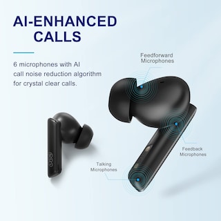 Foto 5 | Auriculares Inalámbricos Qcy Ht05 Multimodo Anc 30h Playtime Bluetooth 5.2 - Venta Internacional