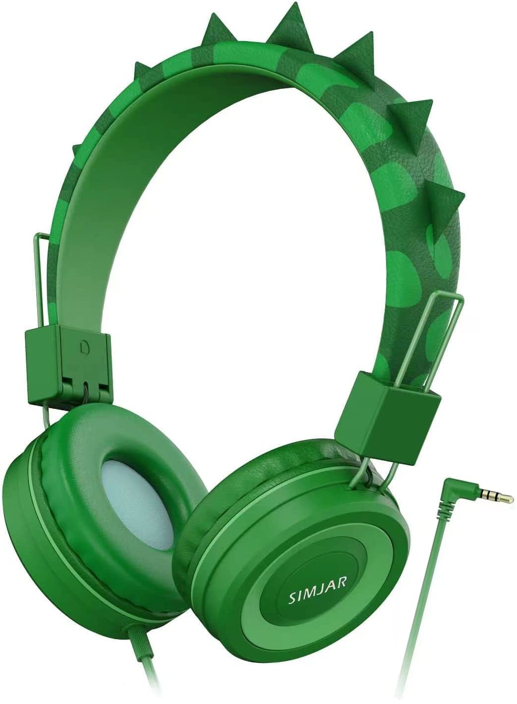 Auriculares Simjar Dinosaur Kids con Micrófono y Limitador de Volumen - Venta Internacional