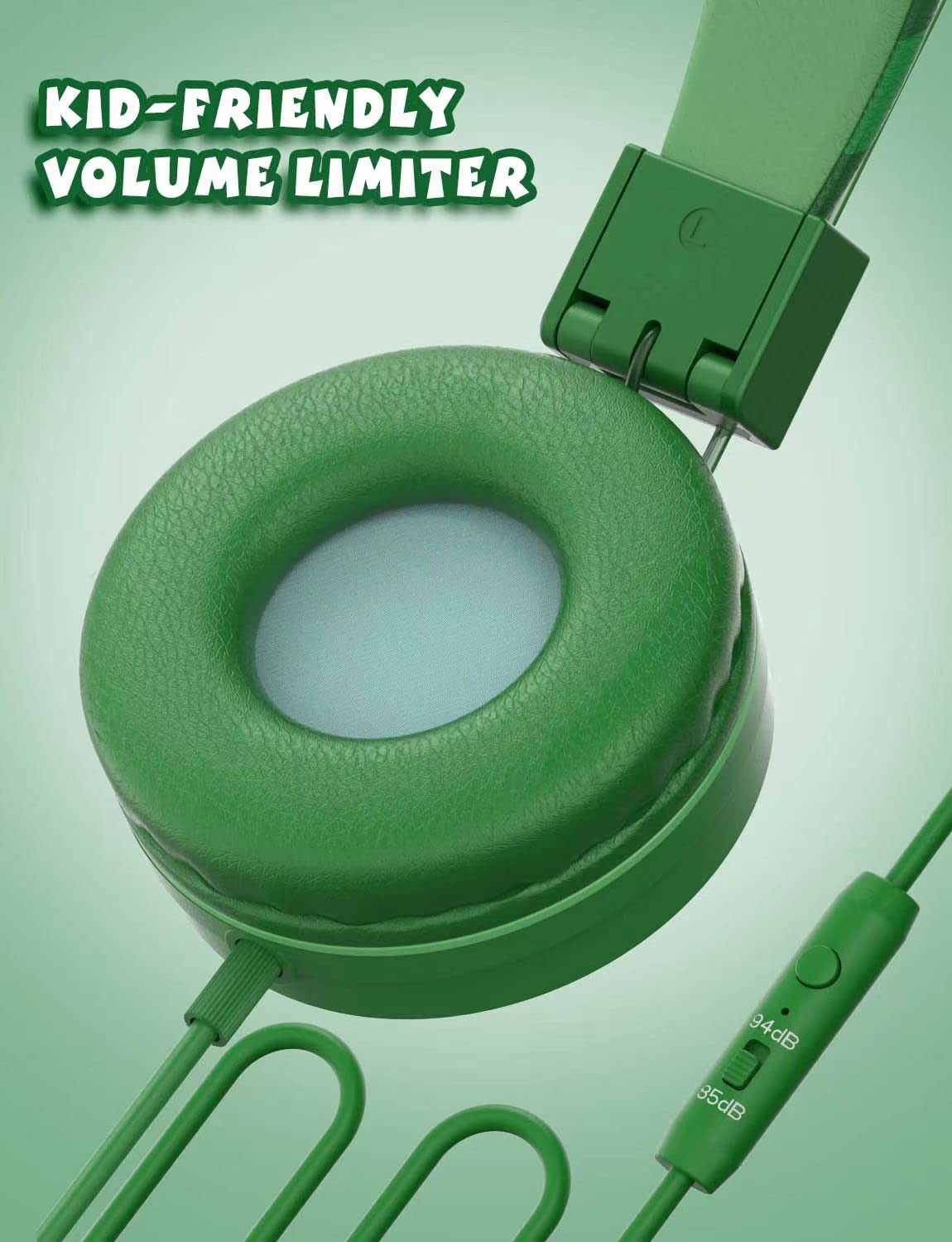Foto 7 pulgar | Auriculares Simjar Dinosaur Kids con Micrófono y Limitador de Volumen - Venta Internacional