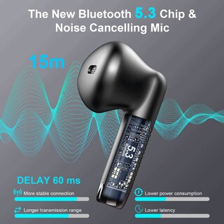 Foto 2 | Auriculares Inalámbricos Jxrev Bluetooth 5.3 Stereo Bass Ip7 a Prueba de Agua - Venta Internacional