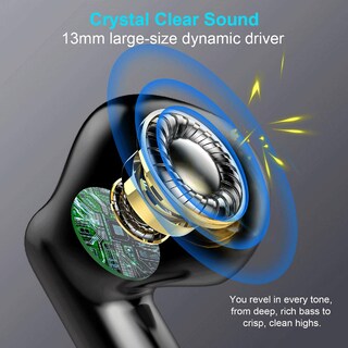 Foto 3 | Auriculares Inalámbricos Jxrev Bluetooth 5.3 Stereo Bass Ip7 a Prueba de Agua - Venta Internacional