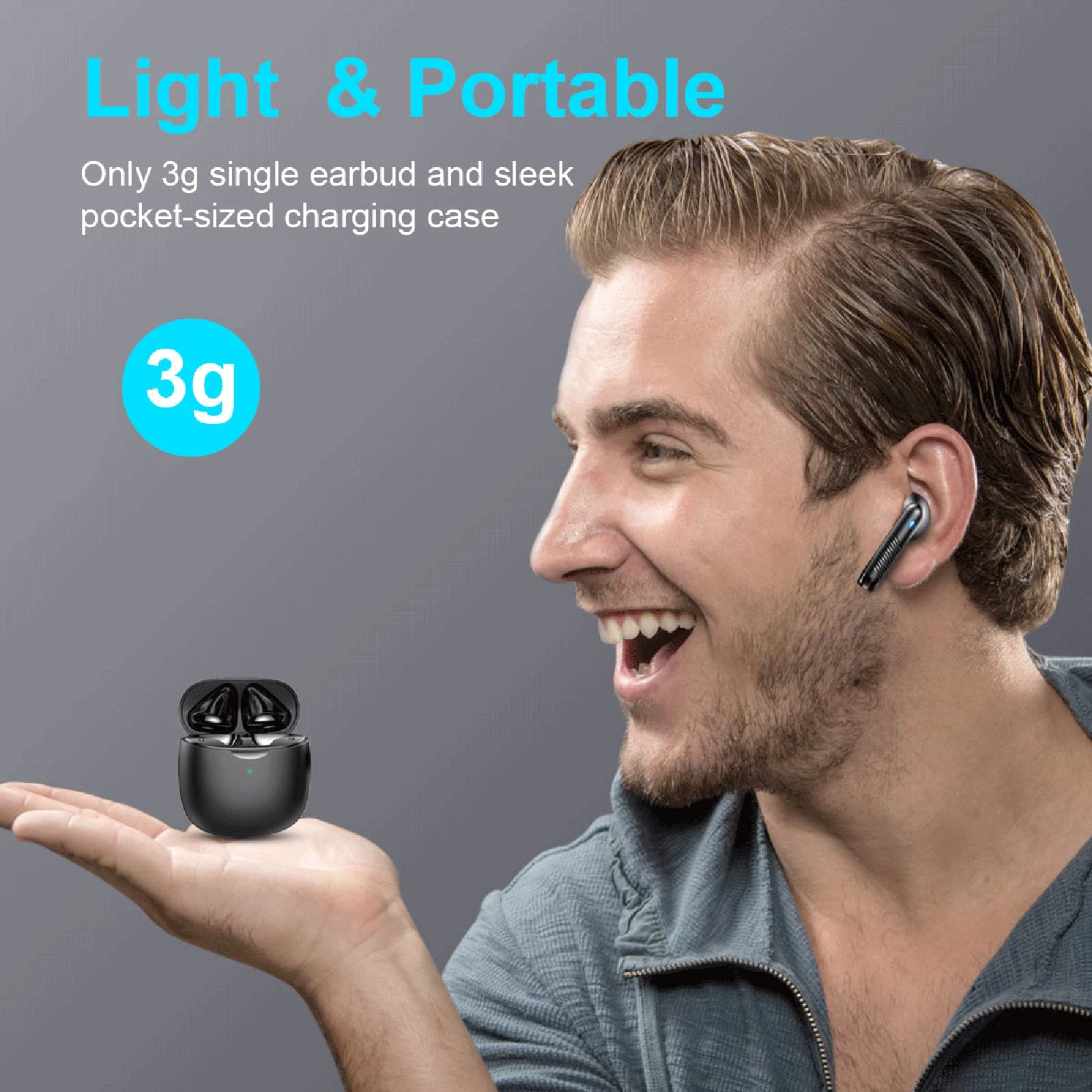 Foto 5 pulgar | Auriculares Inalámbricos Jxrev Bluetooth 5.3 Stereo Bass Ip7 a Prueba de Agua - Venta Internacional