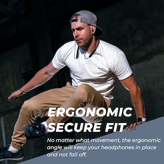 Foto 3 | Auriculares Bluetooth con Banda para el Cuello TONEMAC N18 - 20 Horas de Reproducción - Venta Internacional