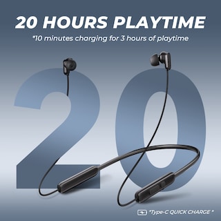 Foto 4 | Auriculares Bluetooth con Banda para el Cuello TONEMAC N18 - 20 Horas de Reproducción - Venta Internacional