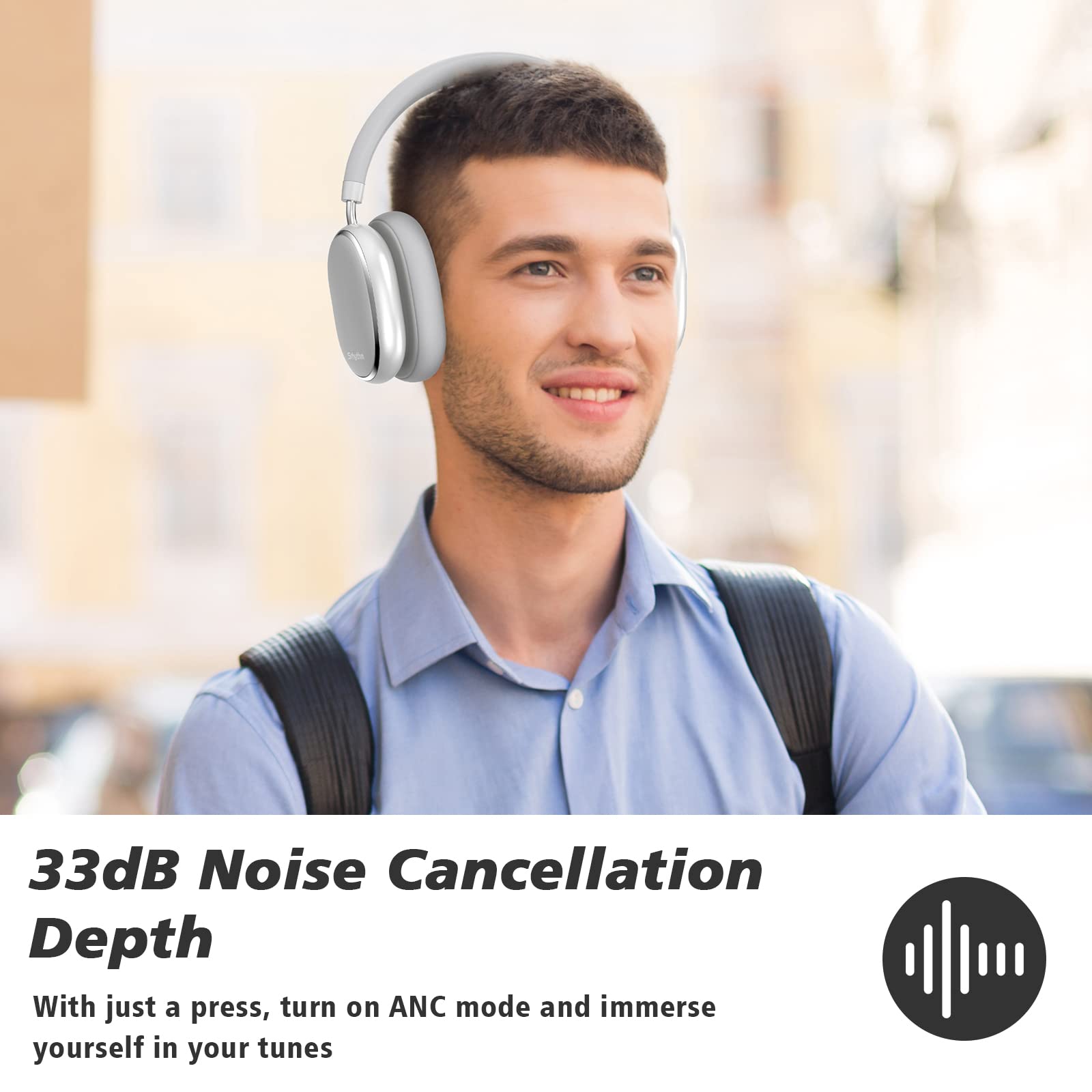 Foto 2 | Auriculares con Cancelación de Ruido Rhythm Nicecomfort 95 Hybrid - Venta Internacional