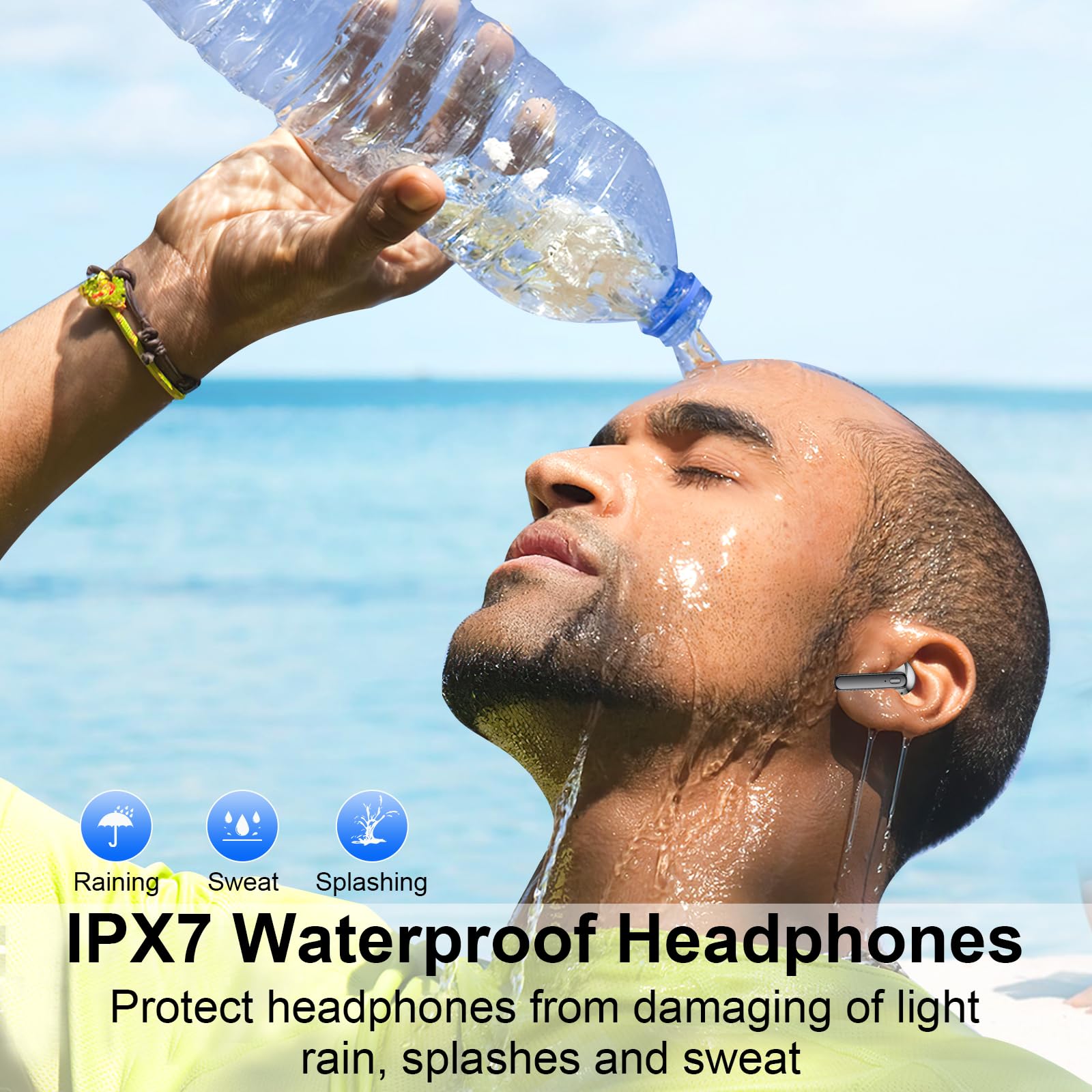 Foto 7 pulgar | Auriculares Inalámbricos Jarwaro Bluetooth V5.3 48h Batería Ipx7 Wate - Venta Internacional