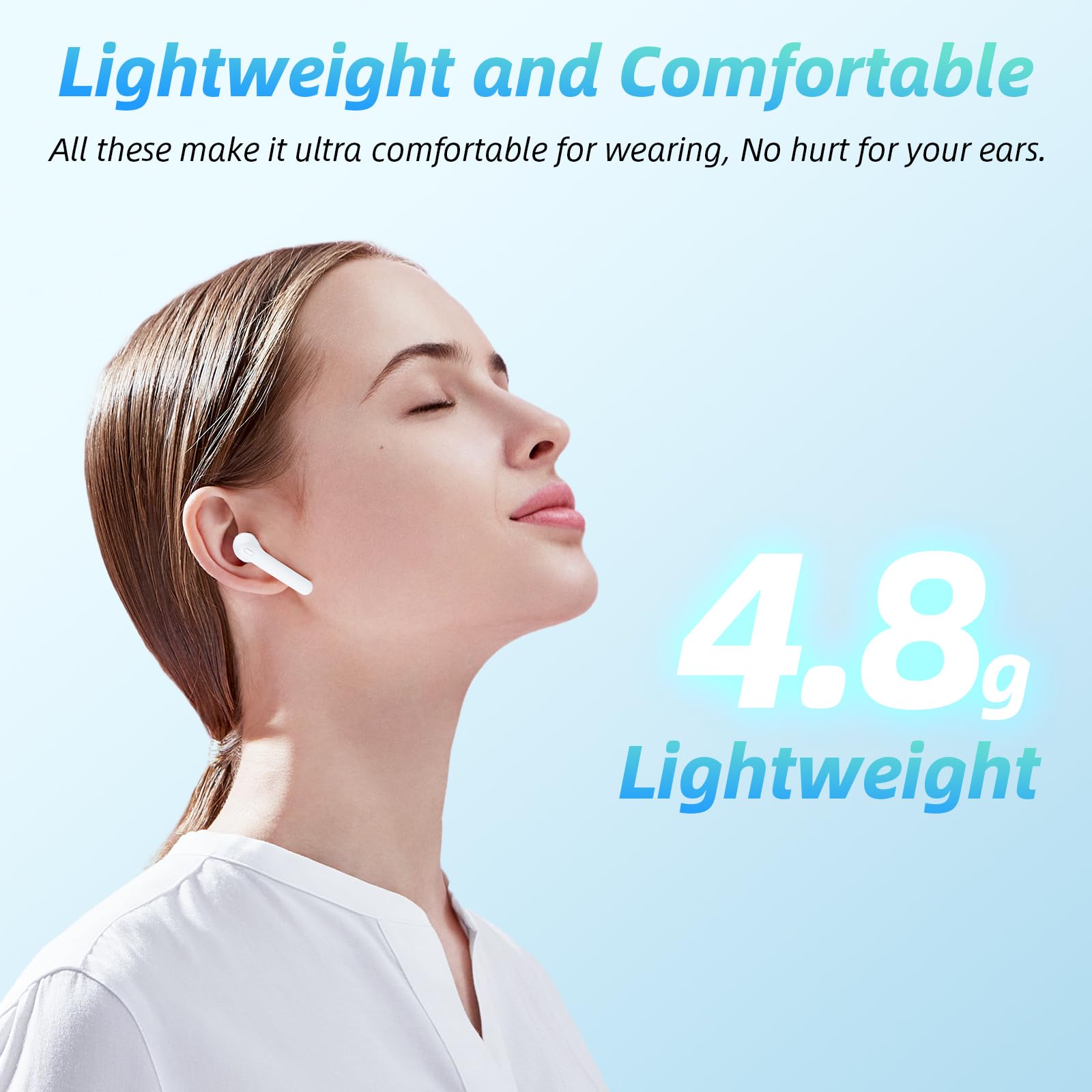 Foto 6 pulgar | Auriculares Inalámbricos BeBen T12 40 h Playtime Bluetooth 5.3 IPX6 - Venta Internacional