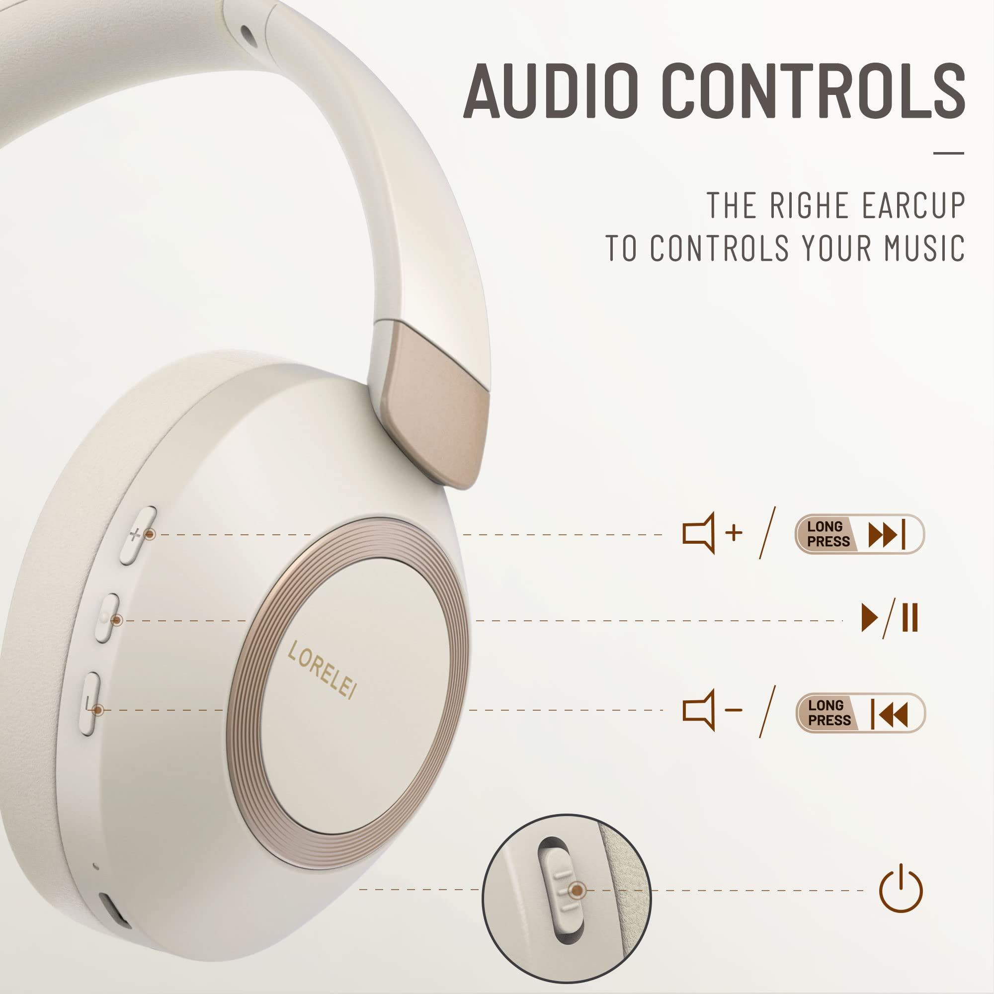 Foto 3 pulgar | Auriculares Supraaurales Inalámbricos Lorelei B-C6 50h Playtime - Venta Internacional