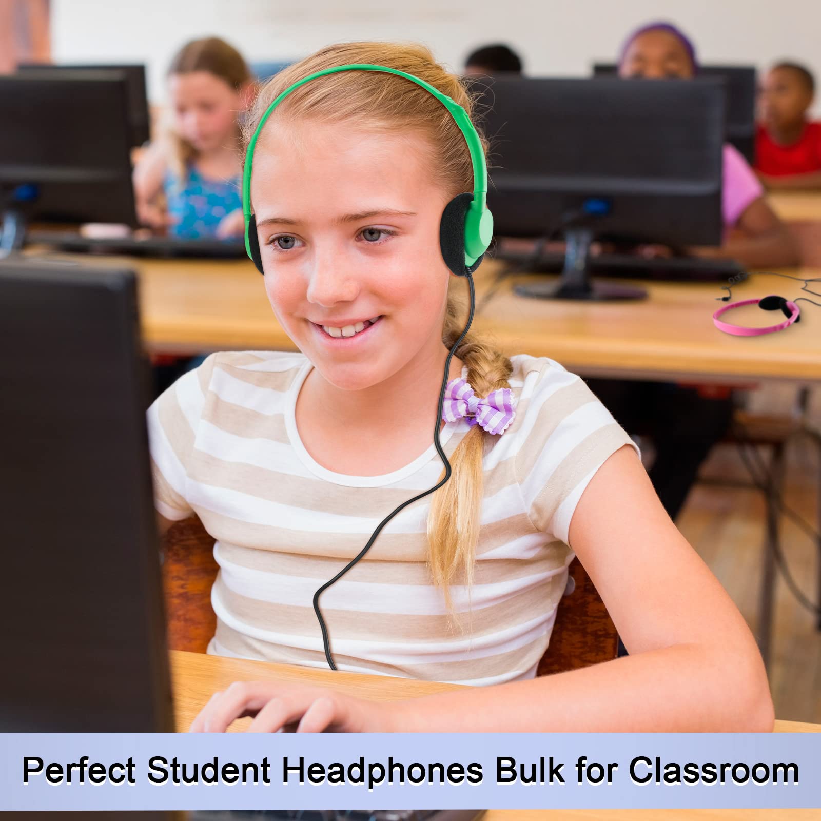 Foto 5 pulgar | Paquete De 30 Auriculares Yunsailing Para Niños Y Estudiantes En El Aula - Venta Internacional.