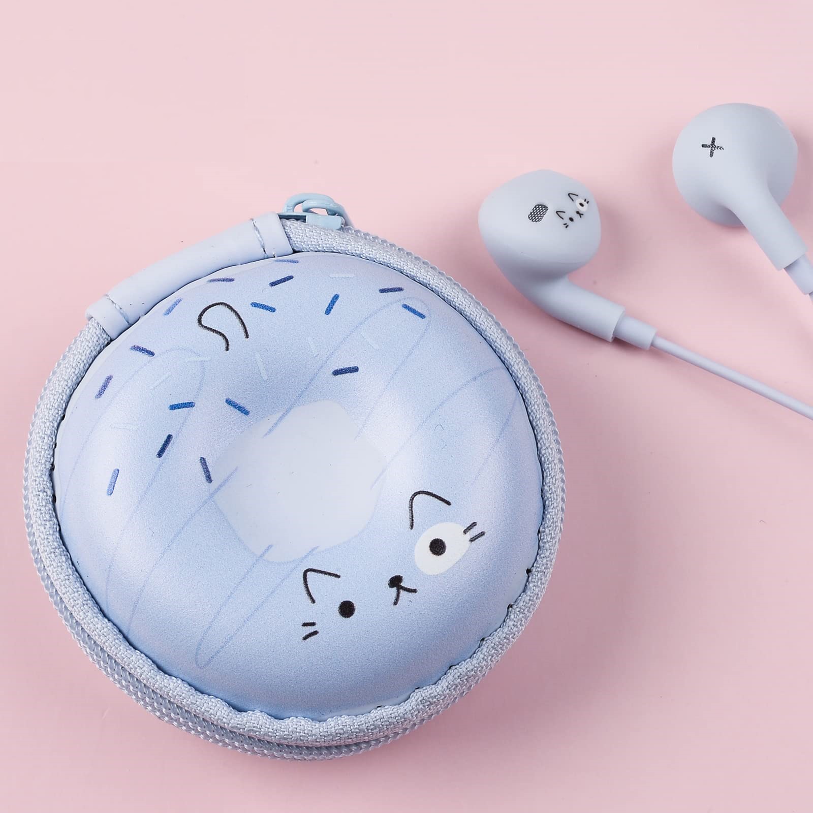 Auriculares QearFun Donut Azul para Niños - Venta Internacional