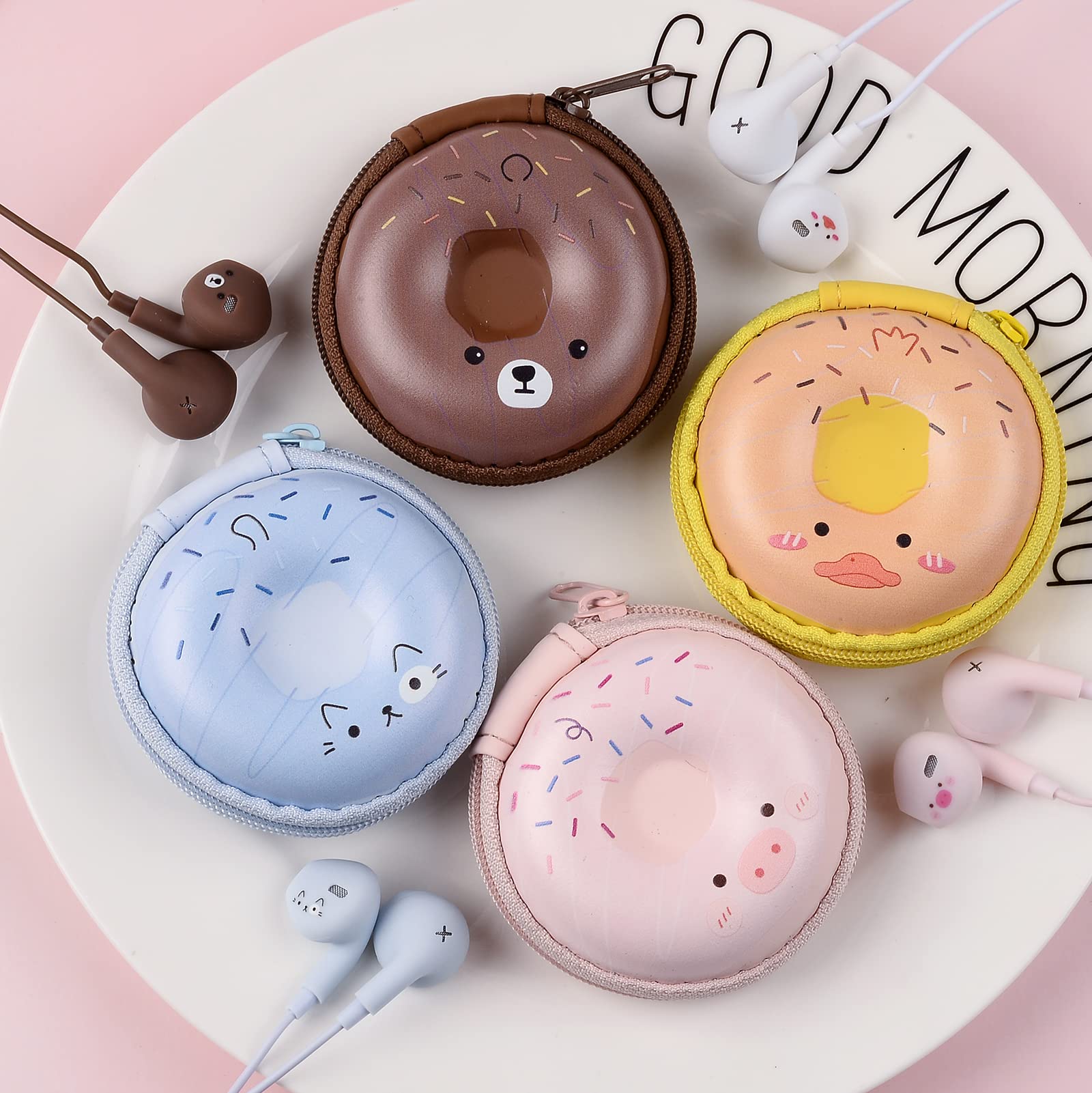 Foto 6 pulgar | Auriculares QearFun Donut Azul para Niños - Venta Internacional
