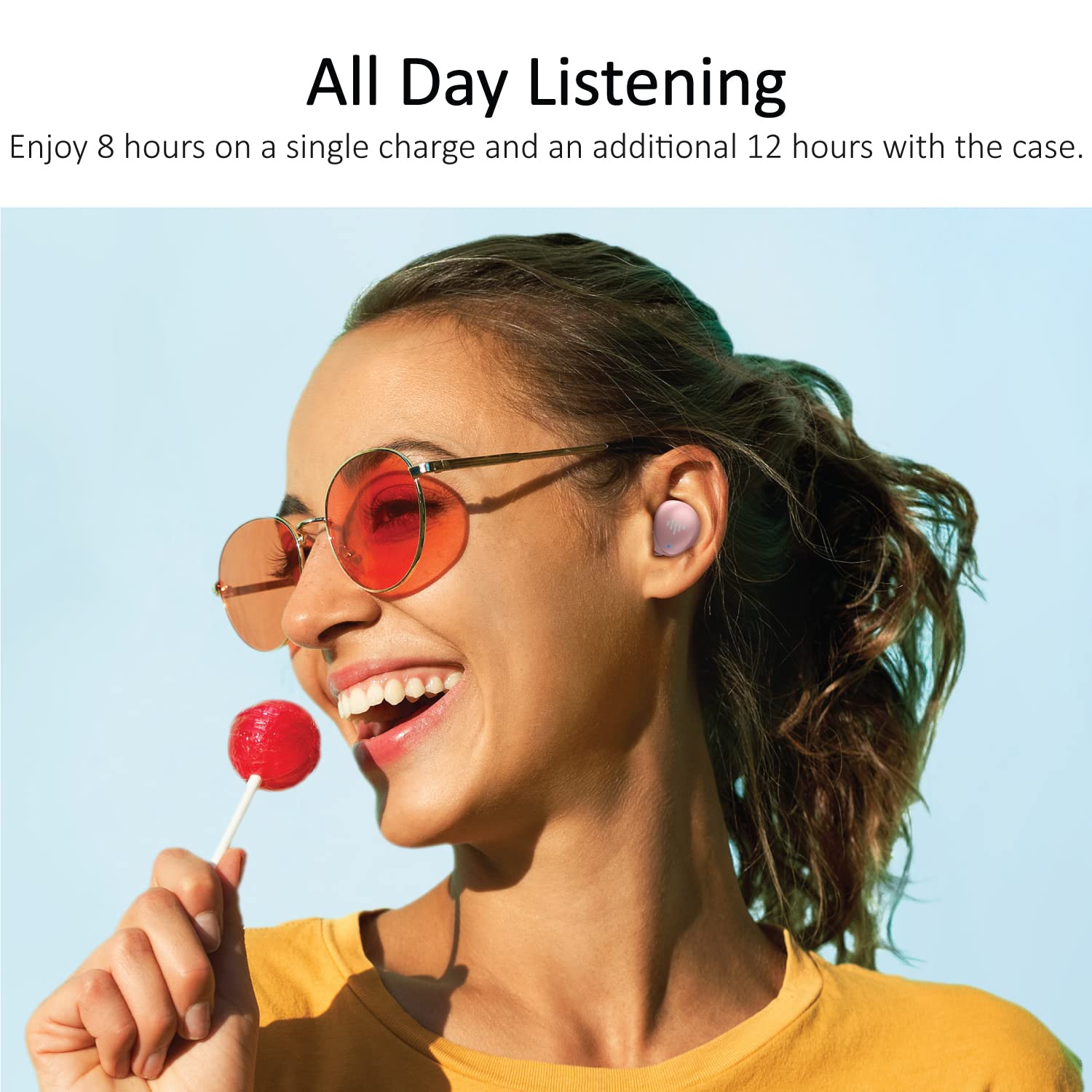 Foto 3 pulgar | Auriculares Inalámbricos Iluv Mybuds Bluetooth 5.3 20h Playtime Rose - Venta Internacional