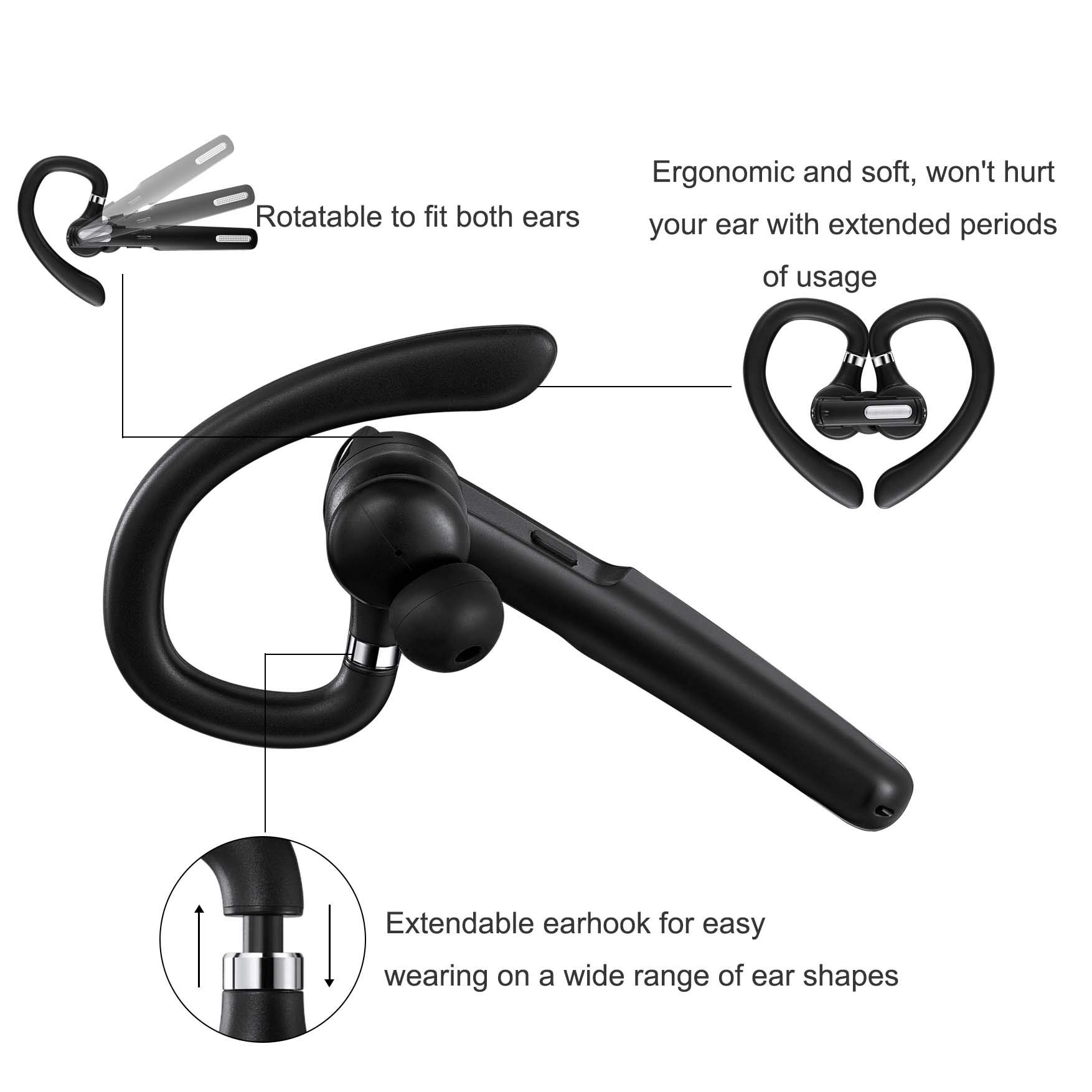 Foto 4 pulgar | Auriculares Bluetooth Icomtofit Inalámbricos V5.0 Negros - Venta Internacional.