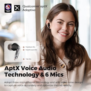 Foto 4 | Audífonos True Wireless Soundpeats Negros con Bluetooth-Venta Internacional