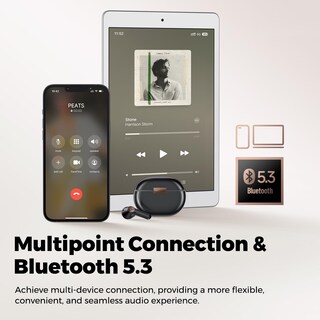 Foto 7 | Audífonos True Wireless Soundpeats Negros con Bluetooth-Venta Internacional