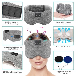 Foto 4 | Máscara para Dormir Qychhj con Audífonos-Venta Internacional