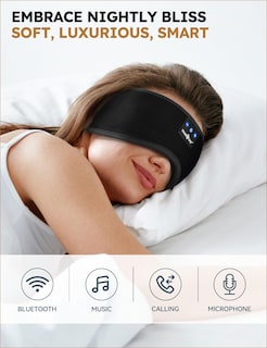 Foto 2 | Máscara para Dormir Musicozy con Audífonos-Venta Internacional
