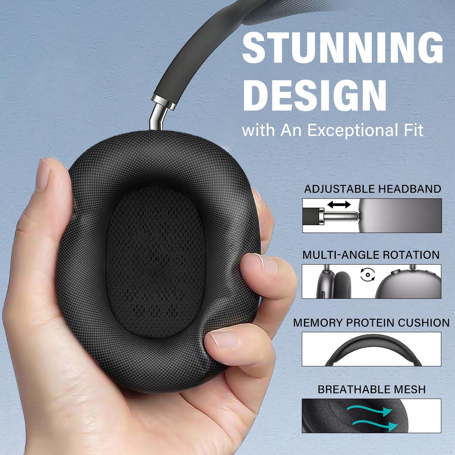 Foto 6 pulgar | Audífonos Inalámbricos Peakfun Negros con Bluetooth-Venta Internacional