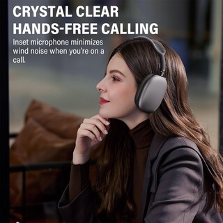 Foto 6 | Audífonos Inalámbricos Peakfun Negros con Bluetooth-Venta Internacional