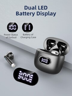 Foto 4 | Audífonos True Wireless Wasart Negros con Bluetooth-Venta Internacional