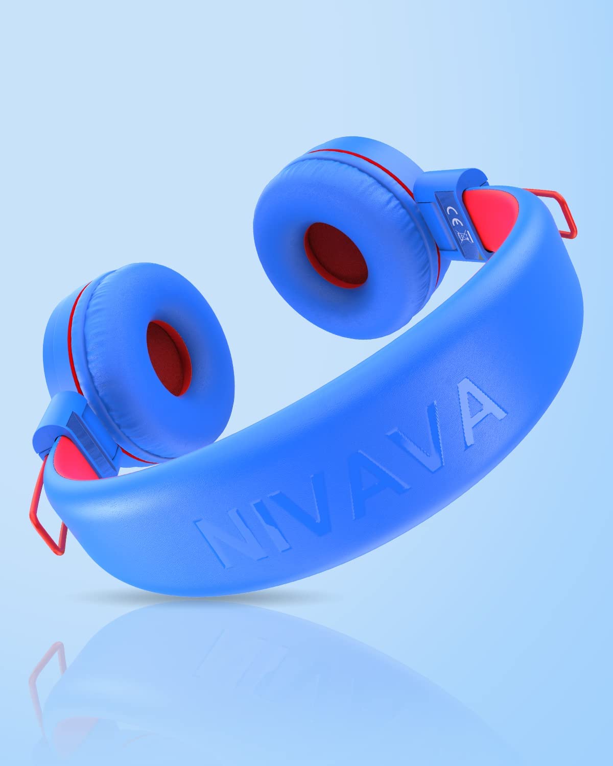 Foto 6 pulgar | Audífonos Alámbricos Nivava Azules Ajustables-Venta Internacional