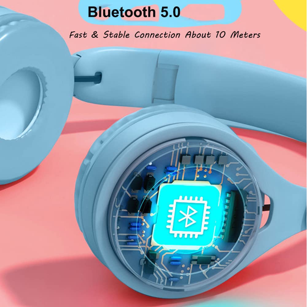 Foto 4 pulgar | Auriculares Bluetooth Ts-mayka Kids Inalámbricos Azules - Venta Internacional