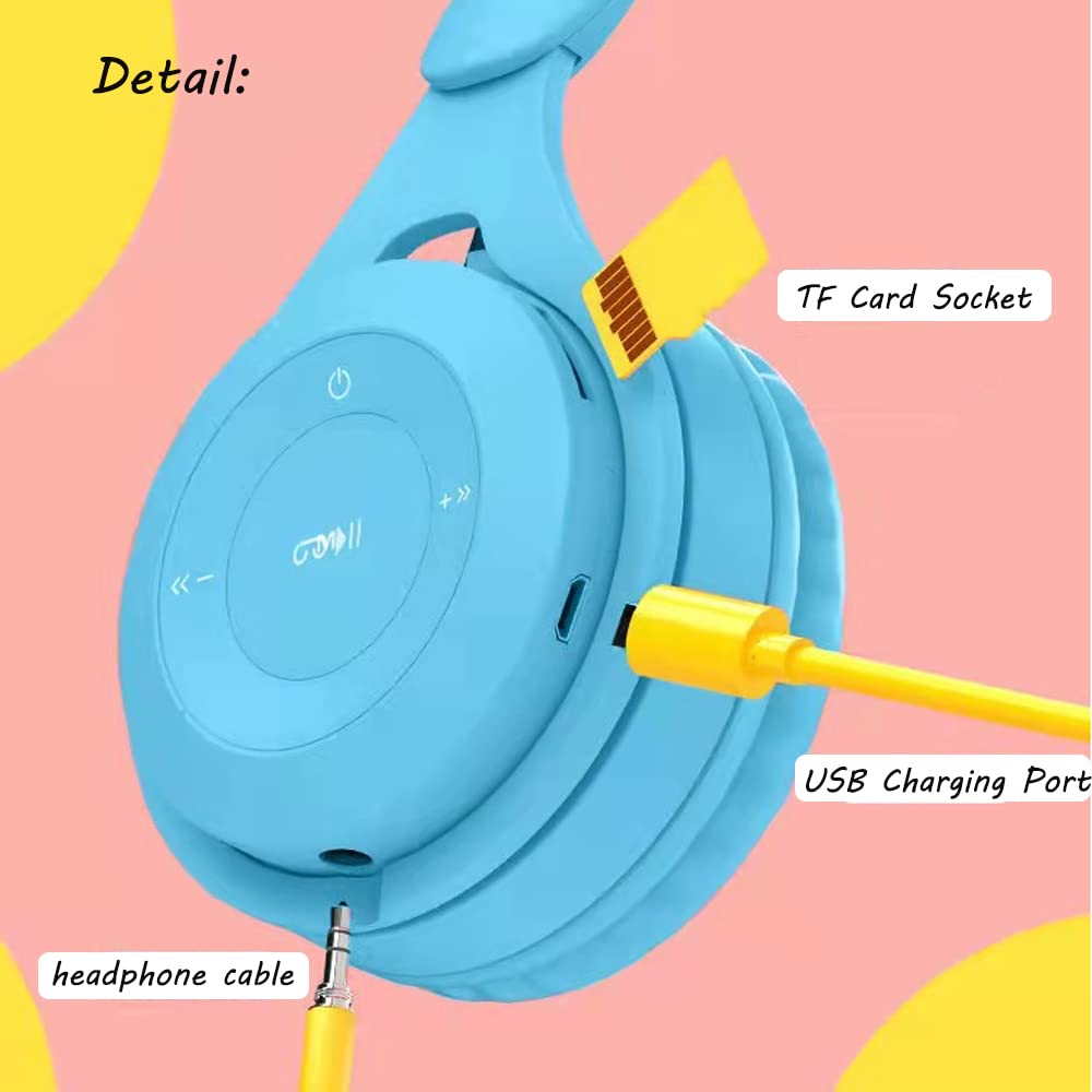 Foto 5 pulgar | Auriculares Bluetooth Ts-mayka Kids Inalámbricos Azules - Venta Internacional