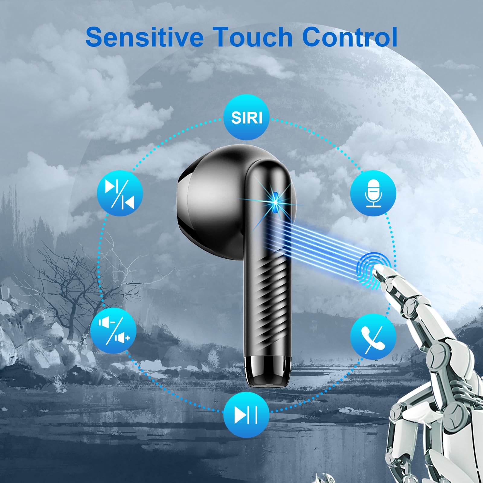 Foto 7 pulgar | Auriculares Inalámbricos Bluetooth 5.3 40h Playtime Ip7 Wa - Venta Internacional.
