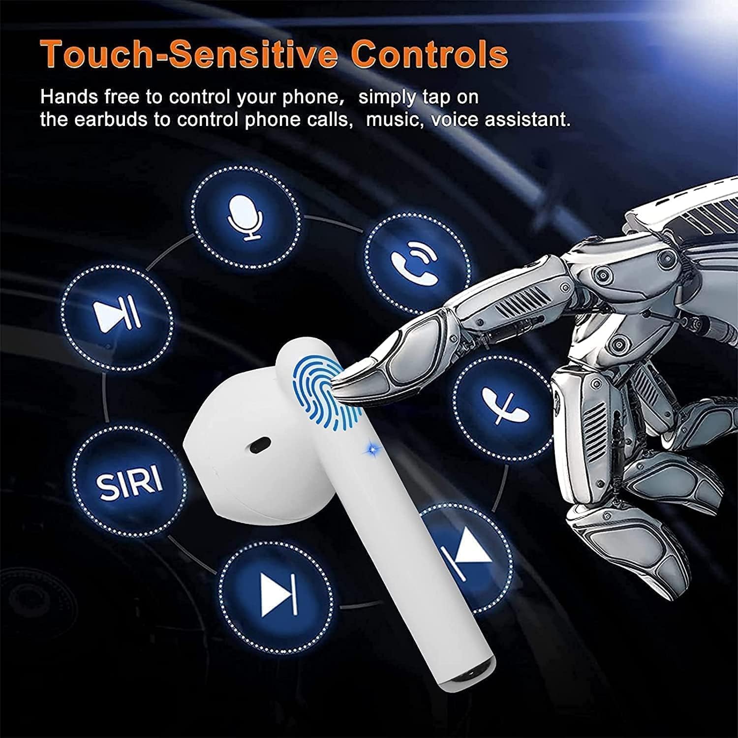 Foto 6 pulgar | Auriculares Inalámbricos Phonelicius 5.0 Stereo Bass Ipx5 - Venta Internacional