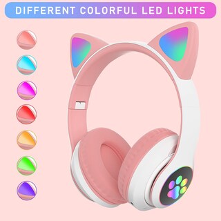 Foto 2 | Auriculares Inalámbricos Tokani Cat Ear con Micrófono Bluetooth 5 - Venta Internacional