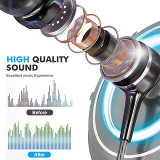 Foto 5 | Auriculares con Cable Lwzcam Paquete de 5 piezas - Venta Internacional